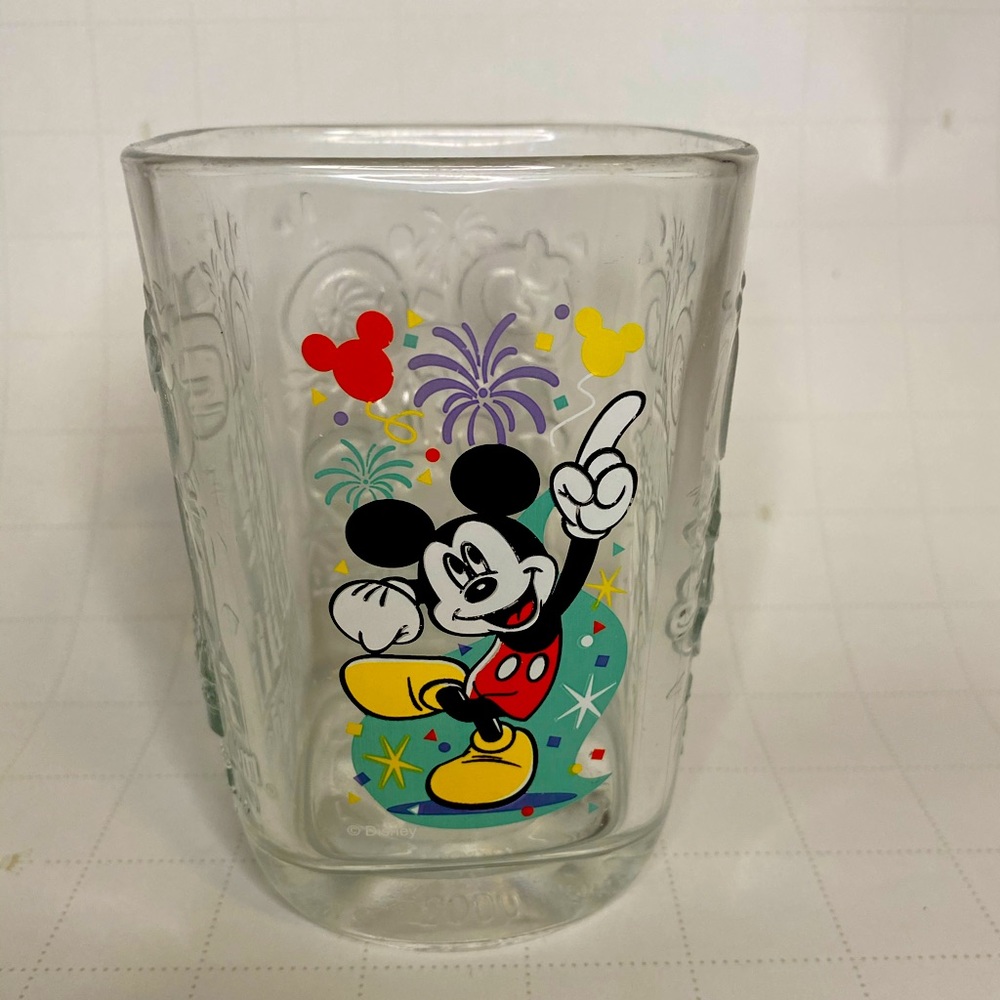 Mickey Mouse 2000 millennium glass
